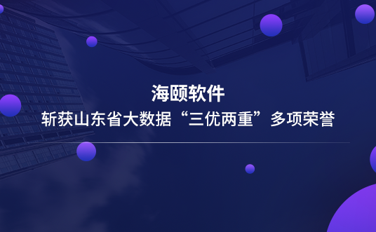 拉斯维加斯9888软件斩获山东省大数据“三优两重”多项声誉